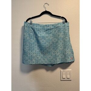 RipSkirt Hawaii Length 1 Blue Geometric Size Large Wrap Swim Athletic Surf